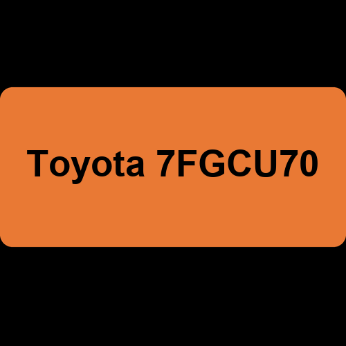 Toyota 7FGCU70